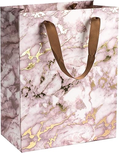 Hammont Bolsas de regalo de boda para invitados de hotel, bolsas de dama de honor con diseño de mármol, bolsa de recuerdo de fiesta, baby shower,