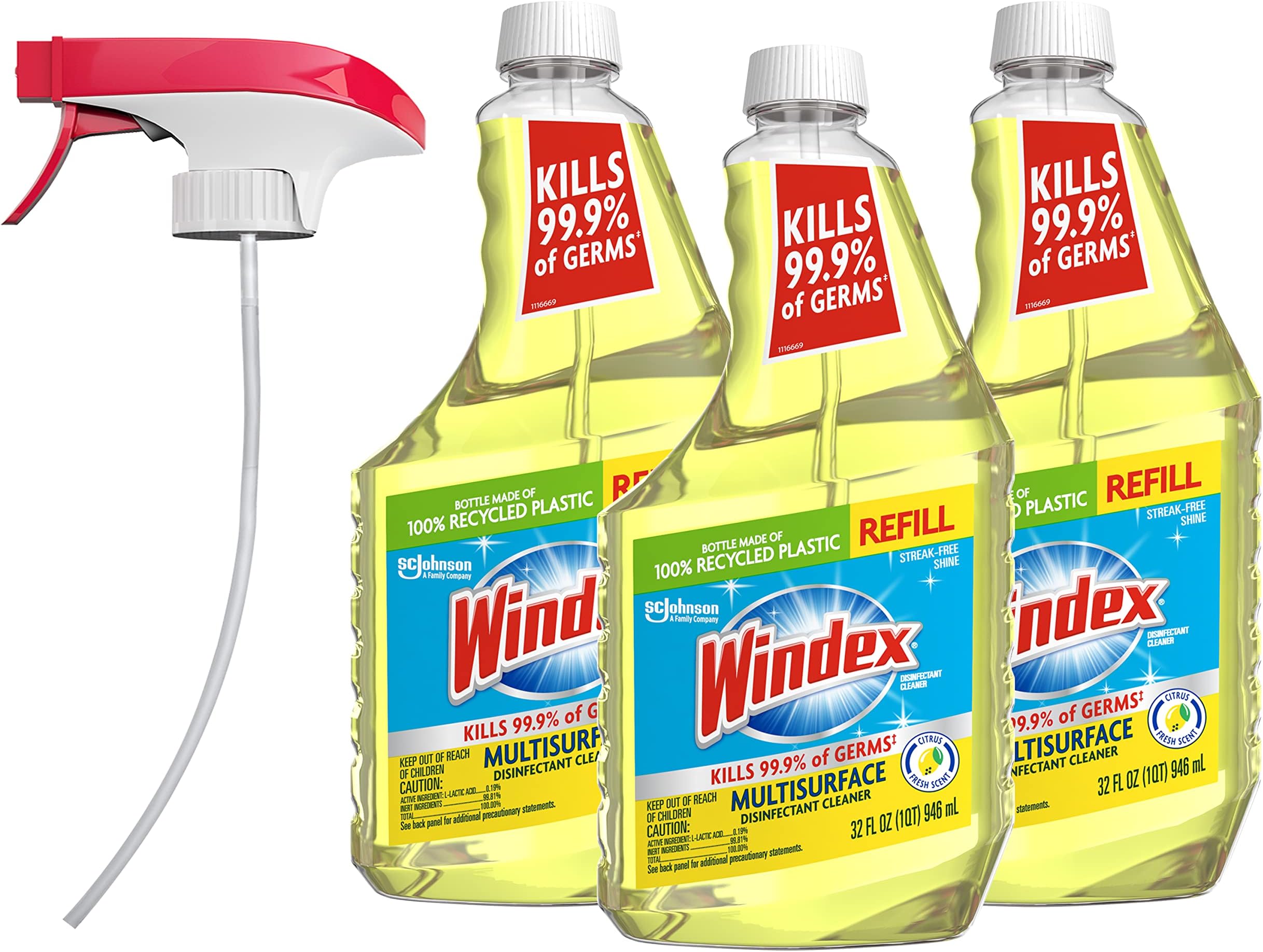 Windex Disinfectant Multisurface AllPurpose Cleaner Refill
