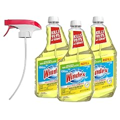 Windex Refill Multipurpose Disinfectant Cleaner Spray with Reusable Trigger Bottle Made from 100 Recovered Coastal Plastic Surface Cleaning