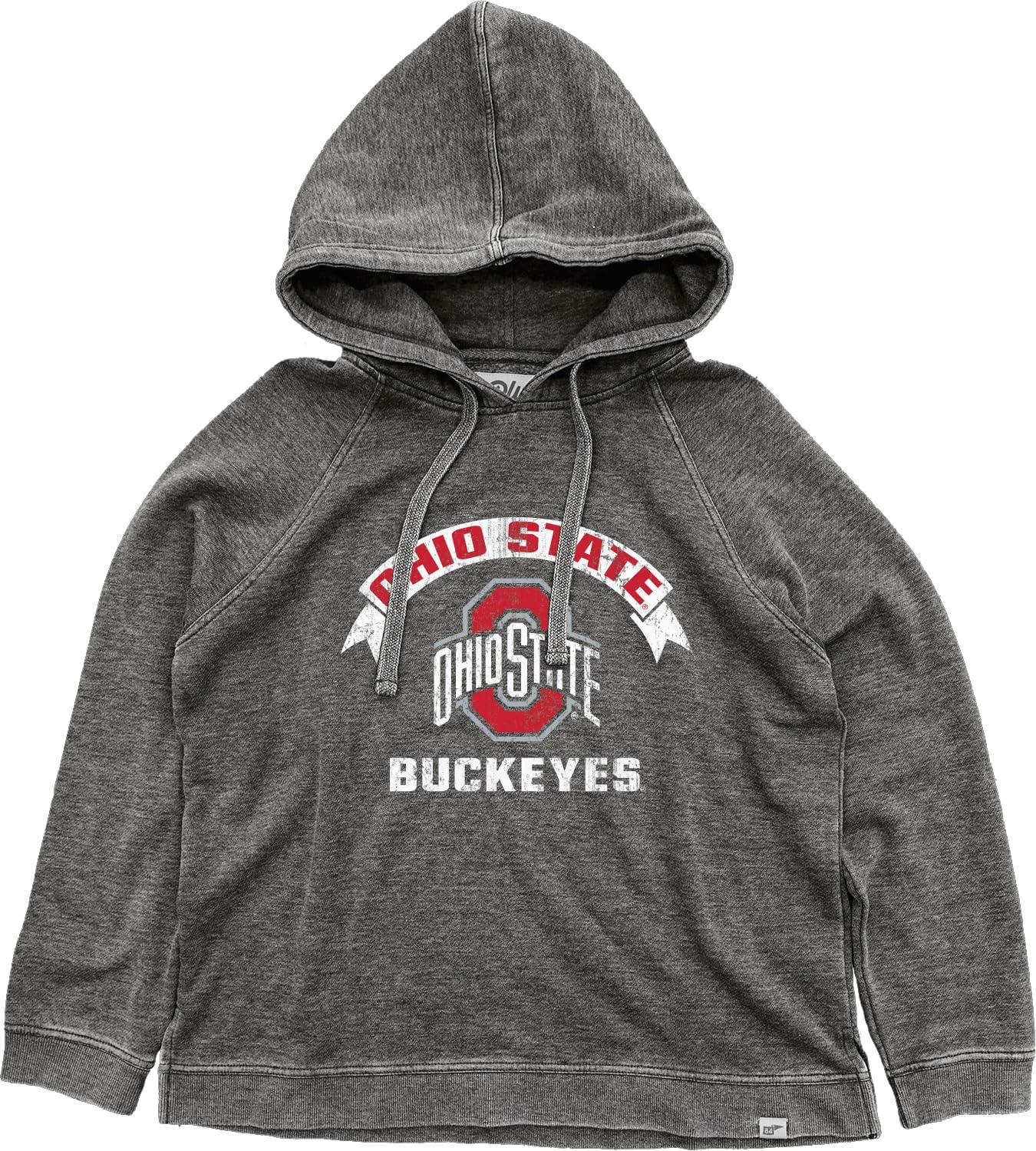 Blue 84 NCAA womens Ncaa Officially Licensed Women's Hooded Sweatshirt Burnout Vintage Scholar - Image 3