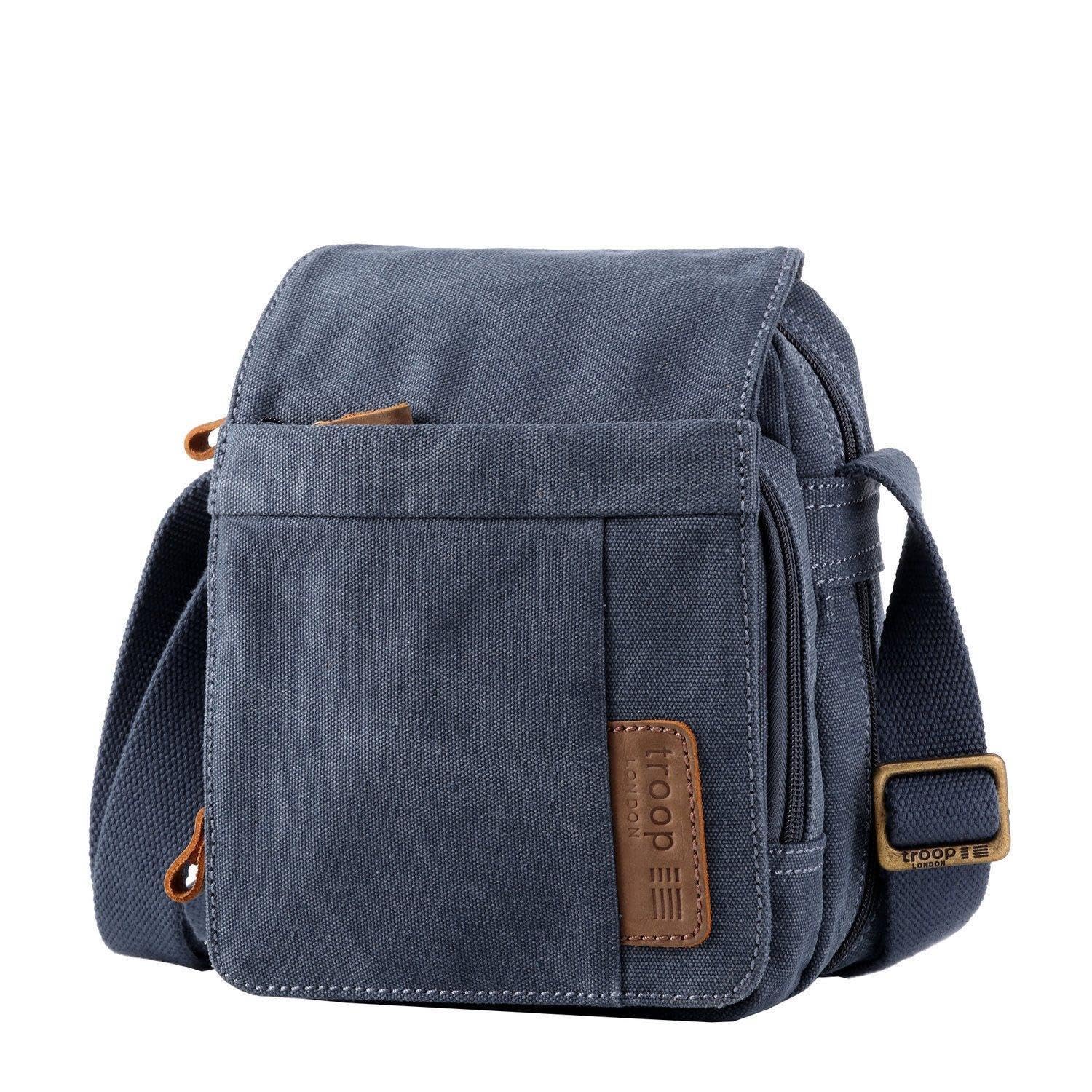 Troop London TRP0220 Classic Canvas Across Body Bag