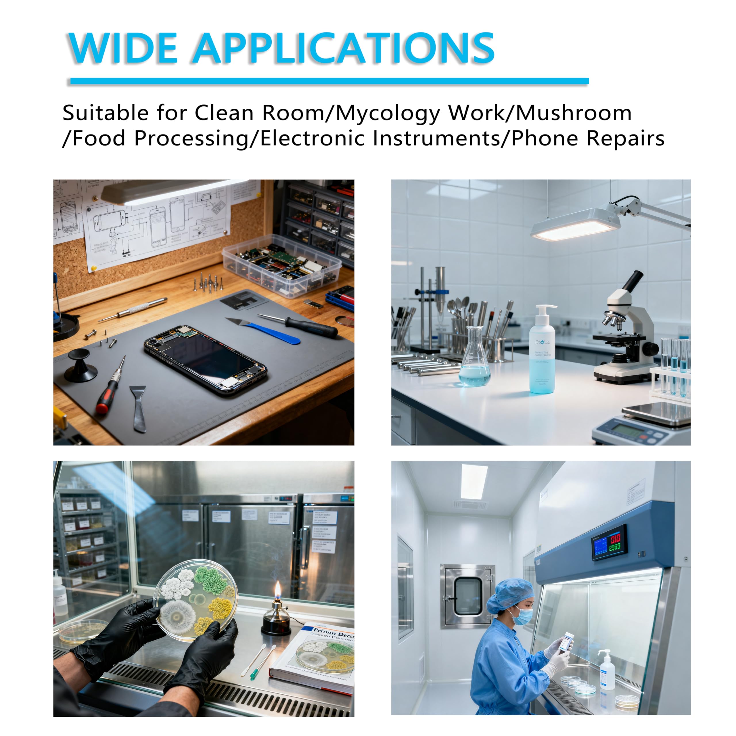 Vertikale Laminar-Flow-Haube, Hepa-Filterhaube, Luftstrom-Reinigungsbank Mit Ventilator, Staub-Reinraum-Werkstatt Für Telefon-LCD-Reparatur, Labor, Gewebekultur