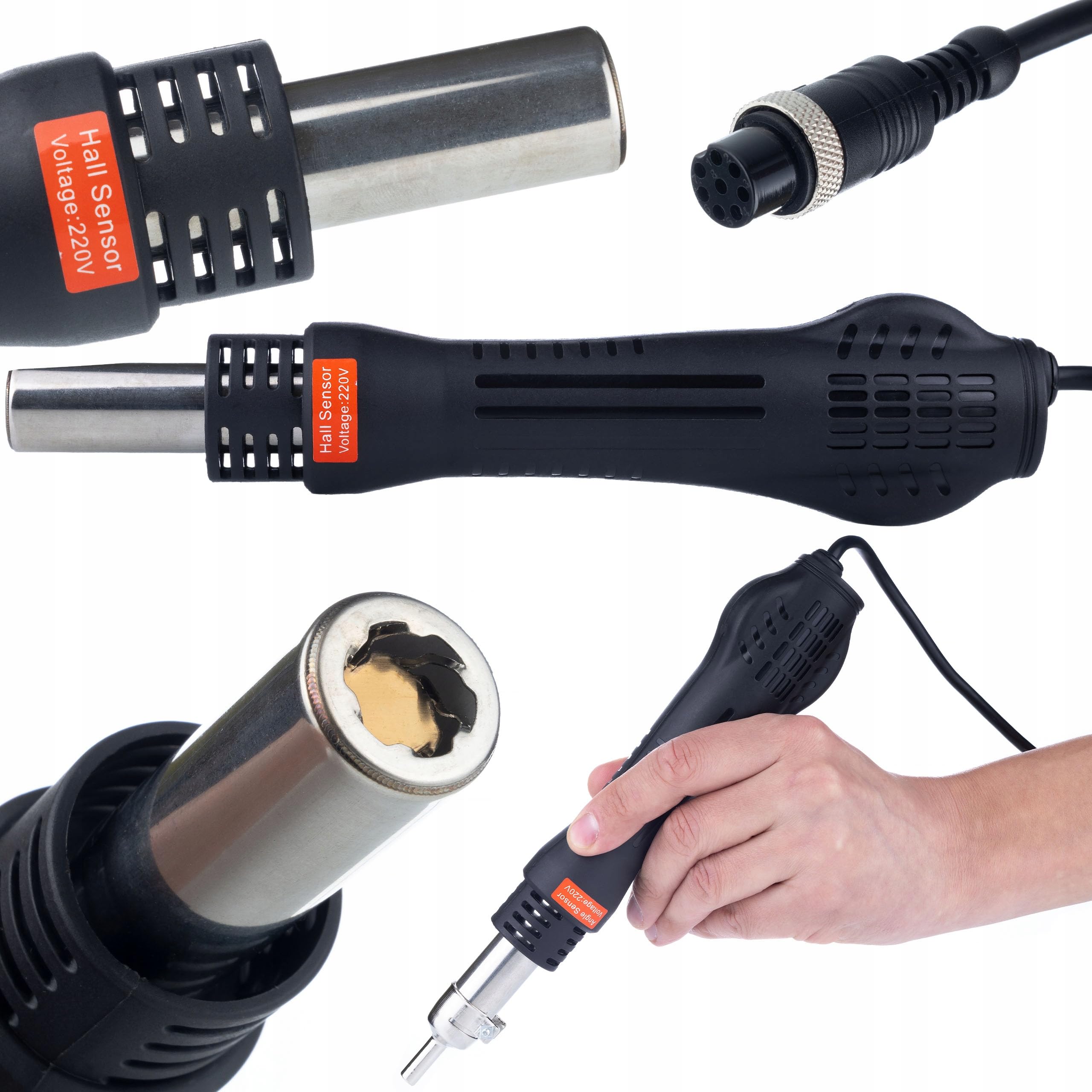 ROSFIX - Kit de soldadura de soldadura para soldar con autógena (660 W, incluye soldador grapadora)