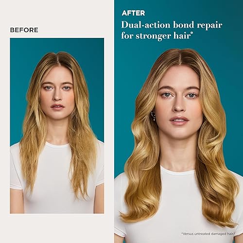 Miniatura 3 de Acondicionador de reparación y protección de proteínas de enlace OGX, acondicionador ligero que se enfoca en las áreas dañadas del cabello,