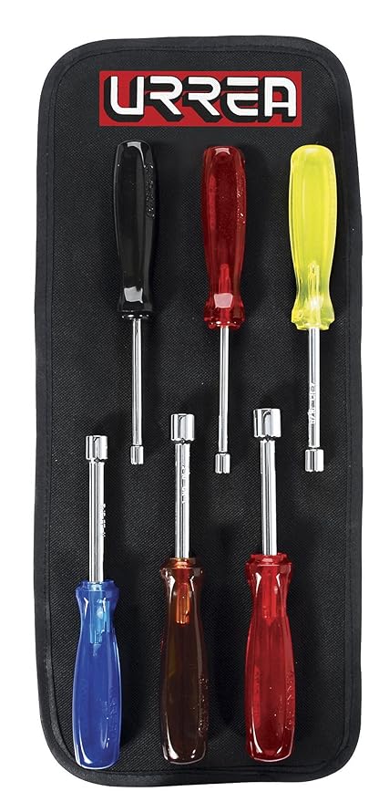 Urrea 9200B Color Nut Screwdriver Set, 6-Piece