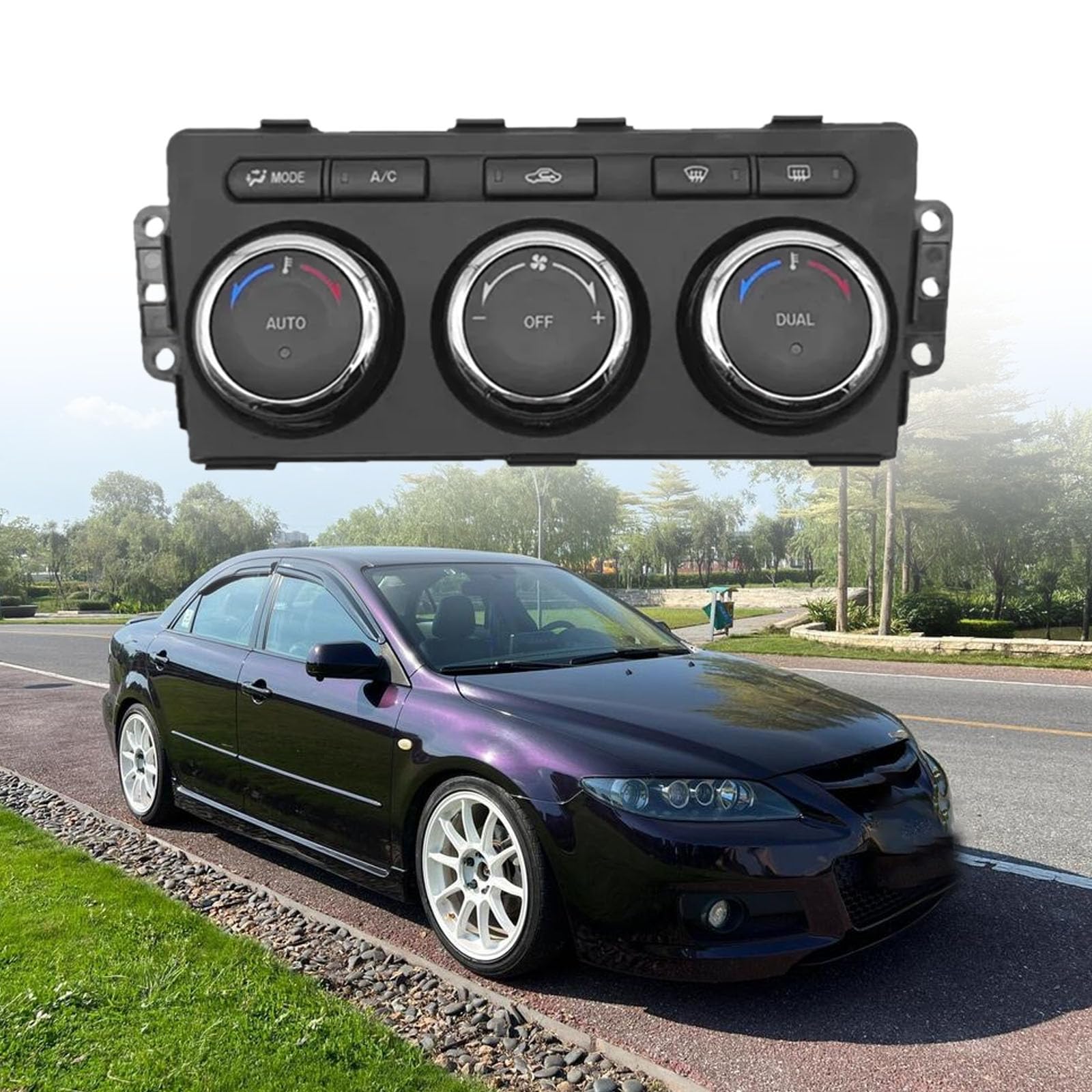 Manopola interruttori climatizzatore GAM761190B GS1D67190B Pannello Controllo condizionata per 6 unità automobilistiche Facile Installazione
