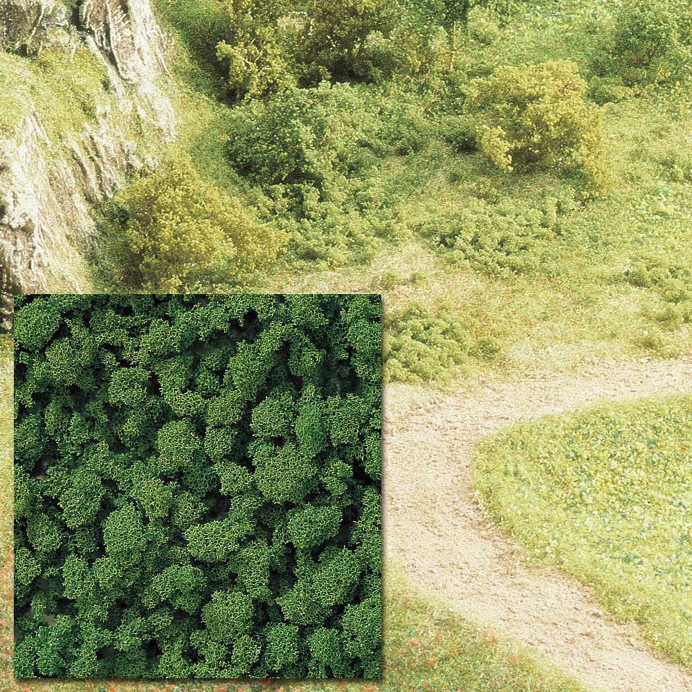 Busch BUE7303 GRD Beflockungsbeutel – 5 Stück In Dunkelgrün Für Deine Modellbahn-Landschaft