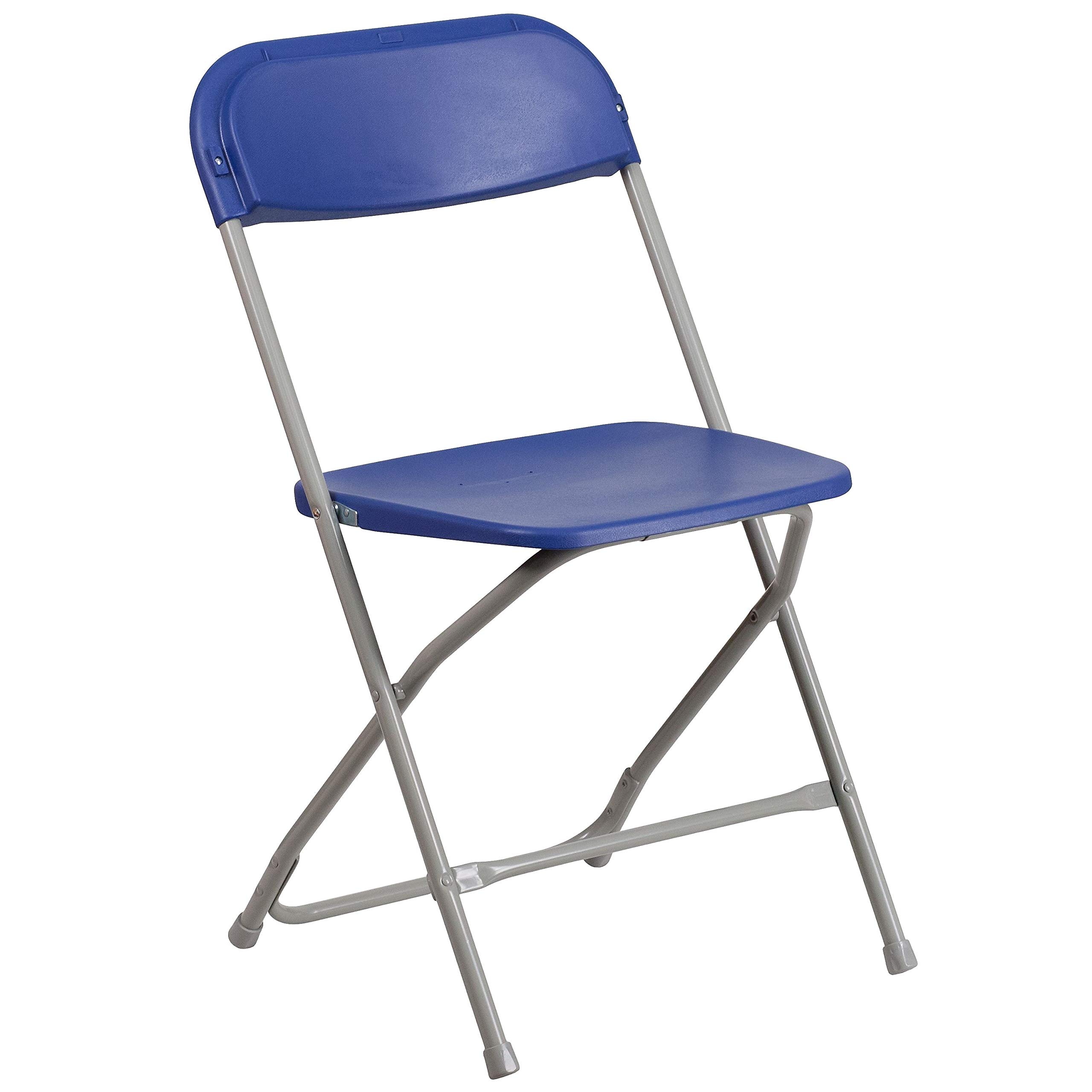 Flash Furniture Hercules Plastic Folding Chair, Blue
