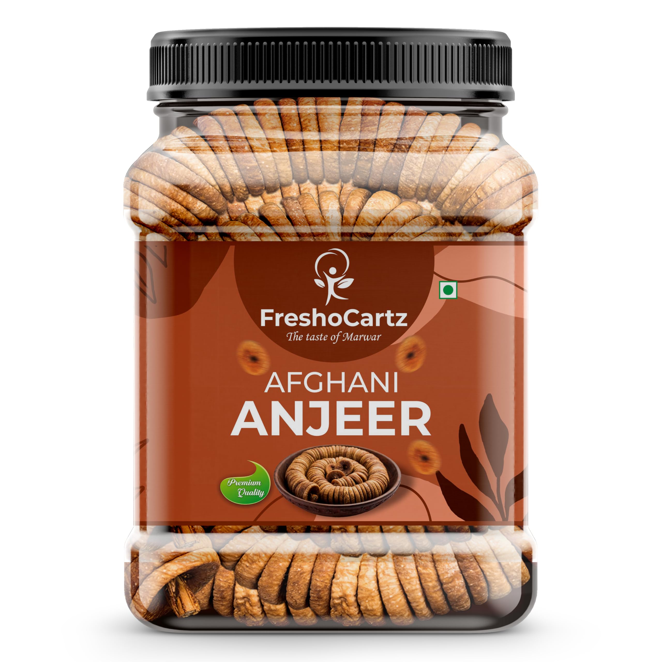 FreshoCartz Dried Anjeer 1kg| Sun-Dried Exotic Figs | Farm Fresh Afghan Anjeer