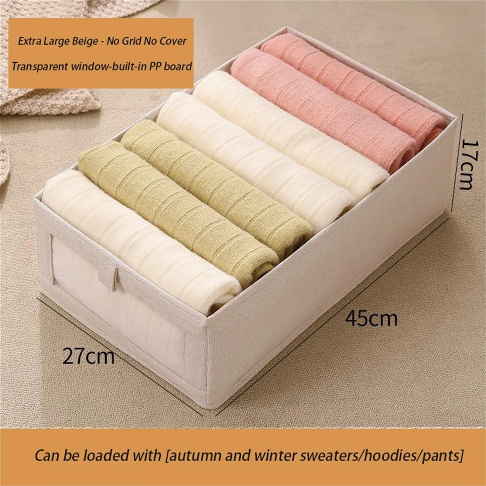 Organizzatore per cassetti di Biancheria Intima, Scatola Porta Calze, Reggiseno, Pantaloni, Vestiti, armadi e Tessuto Pieghevole per Camera da Letto, Guardaroba, casa