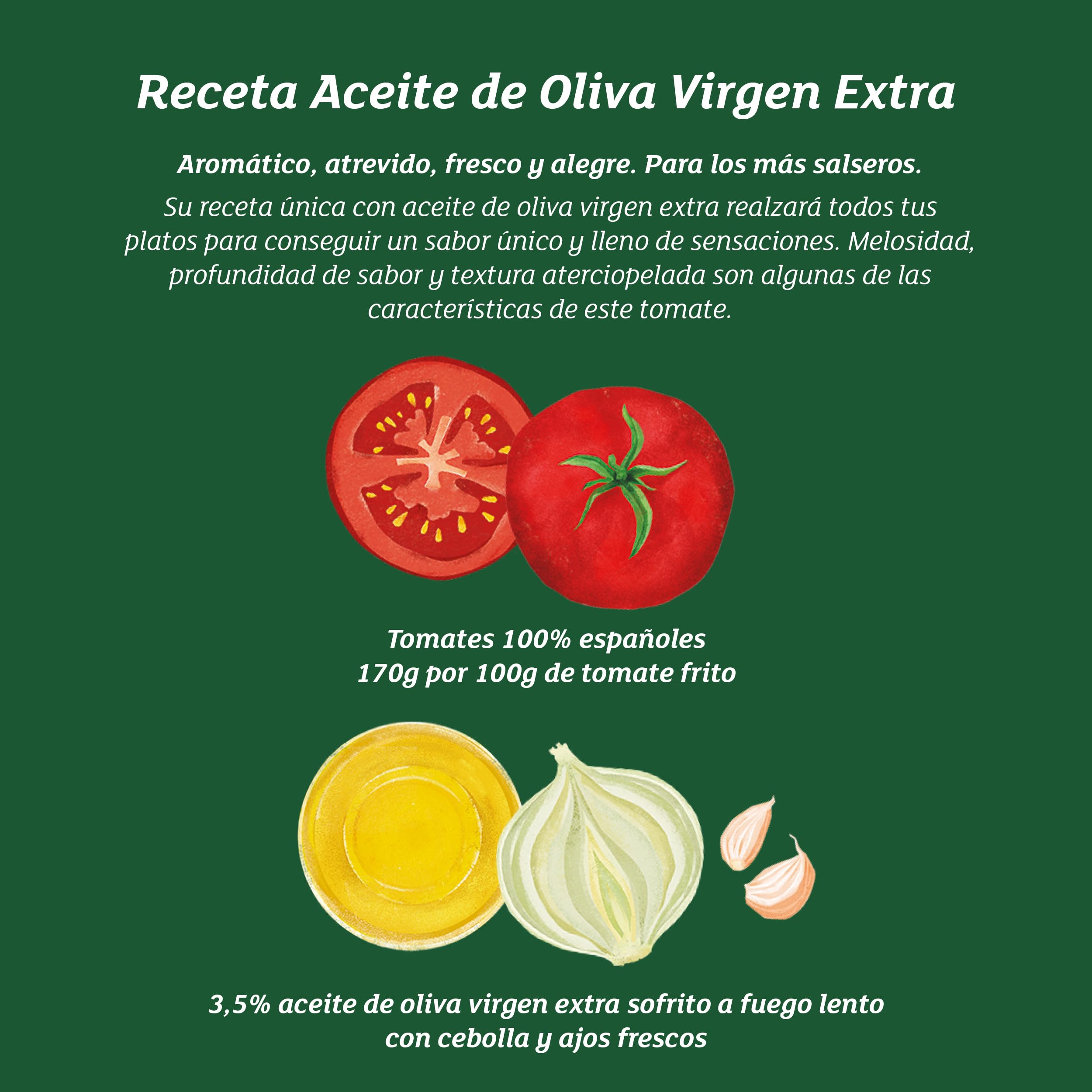 Orlando Tomate Frito Aceite de Oliva Virgen Extra Brik Pack 3 x 350g
