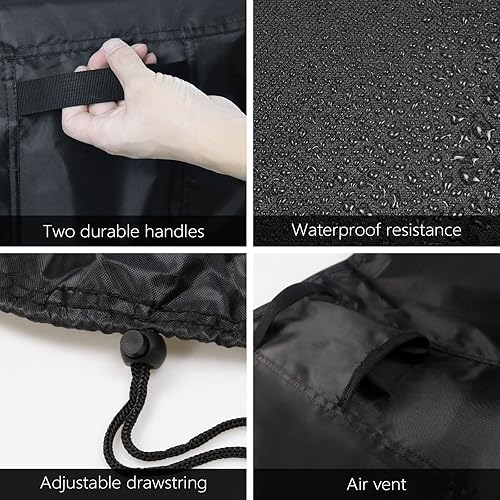 Miniatura 3 de Suncast - Funda para bote de basura de resina escondido de 39 galones, resistente al agua, para exteriores, 18 x 18 x 35 pulgadas