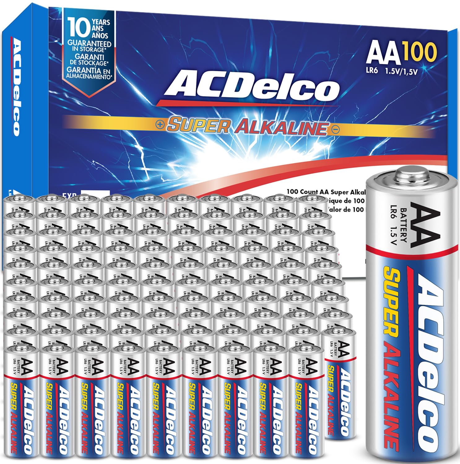 ACDelco 100-Count AA Super Alkaline Batteries
