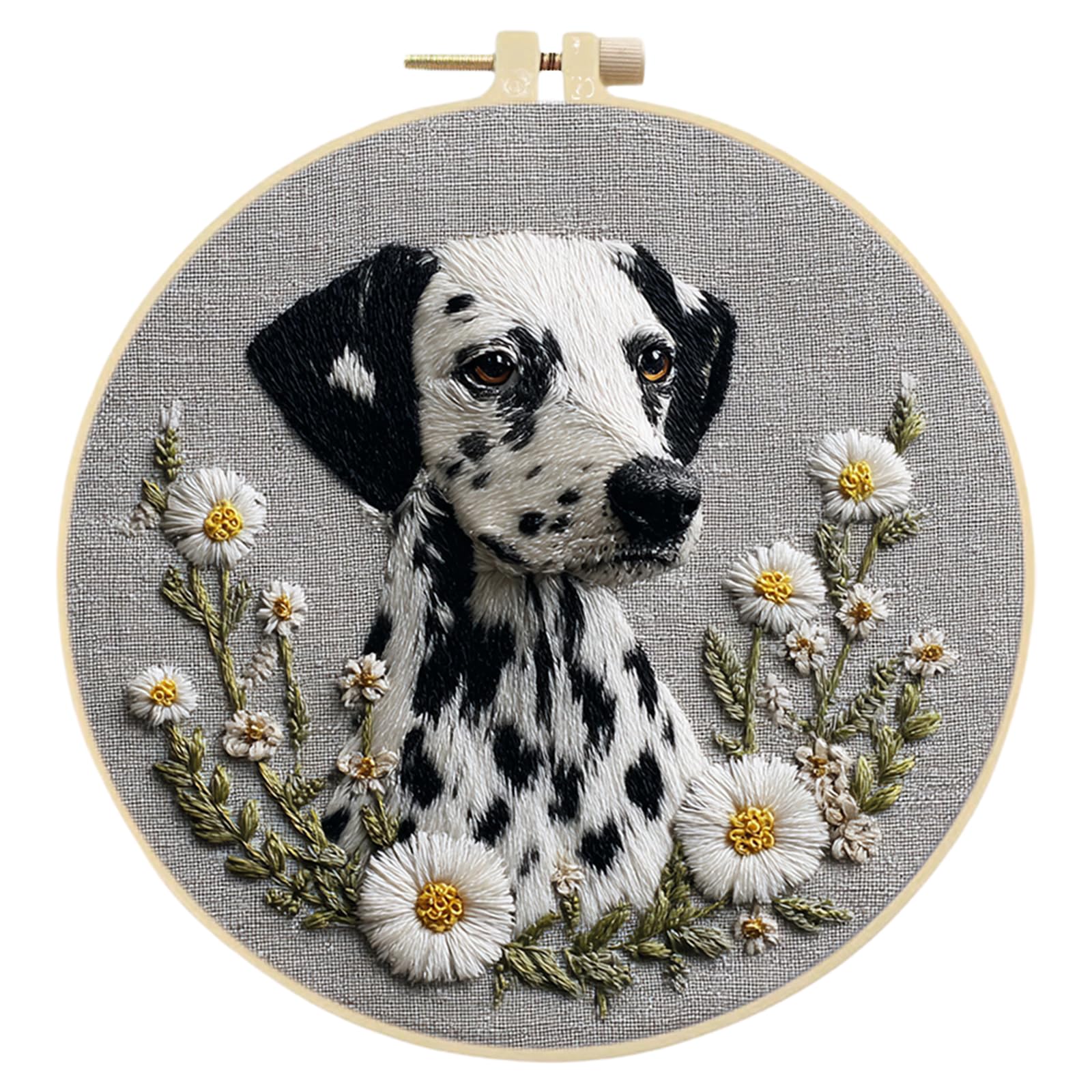 Kexpery Cross Stitch Embroidery Kit for Beginners 30x30cm with 20cm Hoop Creative Gift for Adults