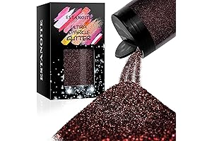 Ethereal Burgundy Glitter Extravaganza: Let Your DIY Creations Shimmer