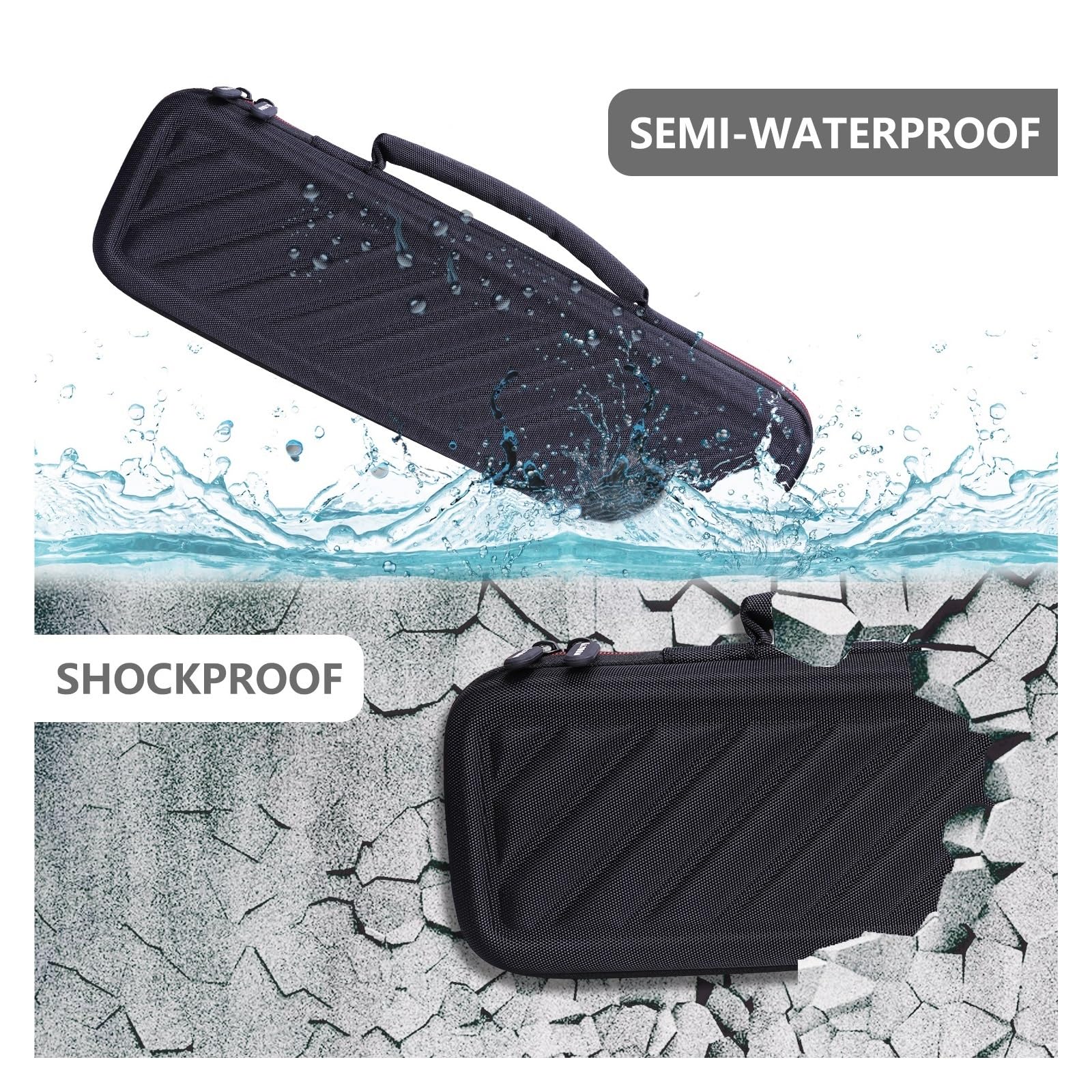 Borsa per Tastiera Custodia rigida impermeabile in EVA for controller tastiera MIDI portatile da viaggio for professionale