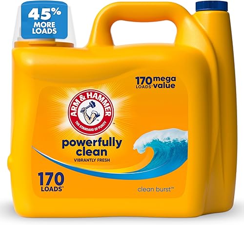 Miniatura 20 de Arm & Hammer Clean Burst, detergente líquido para ropa de 105 cargas, 105 onzas líquidas