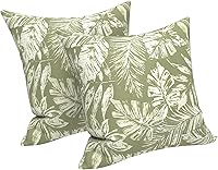 Vista 196 de LVTXIII - Juego de fundas para cojines de sofá, patio o sillón de exteriores, cuadradas y decorativas, 2 unidades de 16" x 16", sin relleno