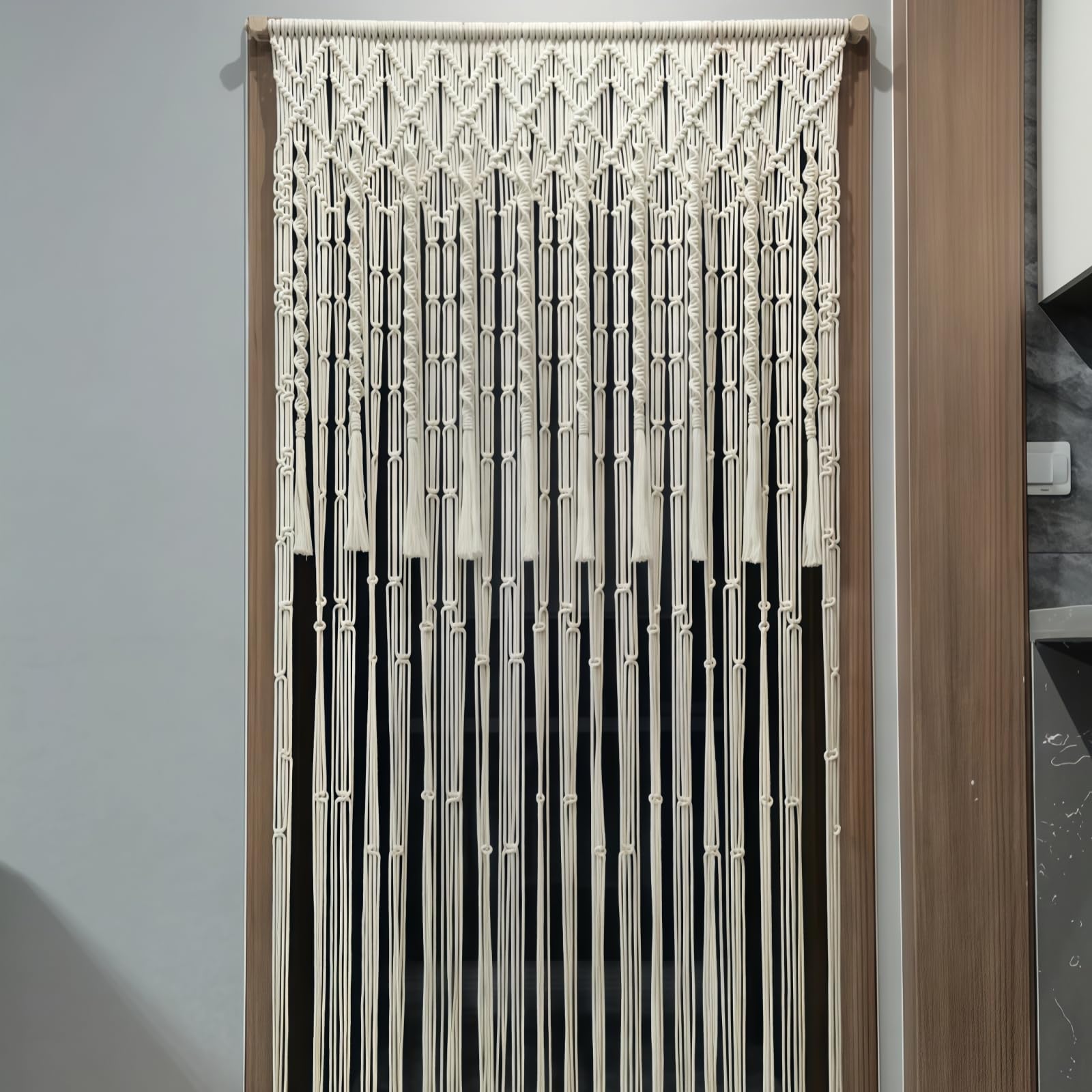 1 cuerda de algodón, hilo de macramé de 1-10 mm, 50/200 metros, 1 rollo de cuerda de algodón para manualidades, plantas colgantes, manualidades, punto bohemio, decoración para colgar en la