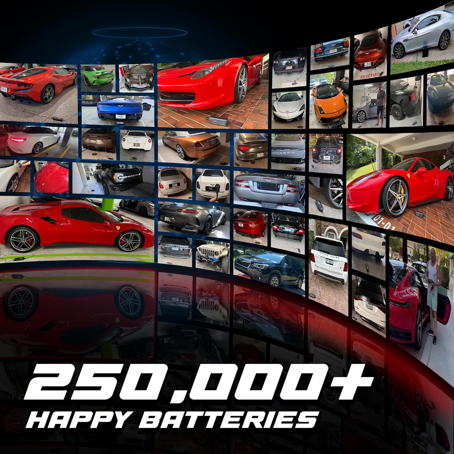 JMR Battery Charger for Aston Martin DB11 DBX Vantage DBS DB12 Trickle Charger Conditioner Maintainer (Magnetic Port, No Lithium Mode)