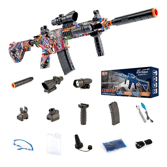 Buy GEL SNIPERS Gel Blaster Electric Toy Gun Full Kit with 3000 Water