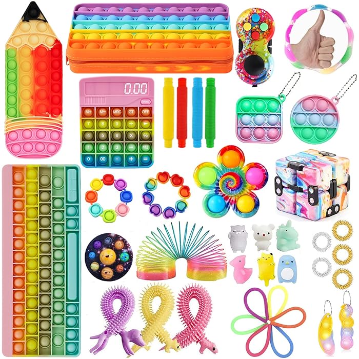 Buy (41 Pcs) Fidget Toys Pack Party Favors Kids, Sensory Toys Autism