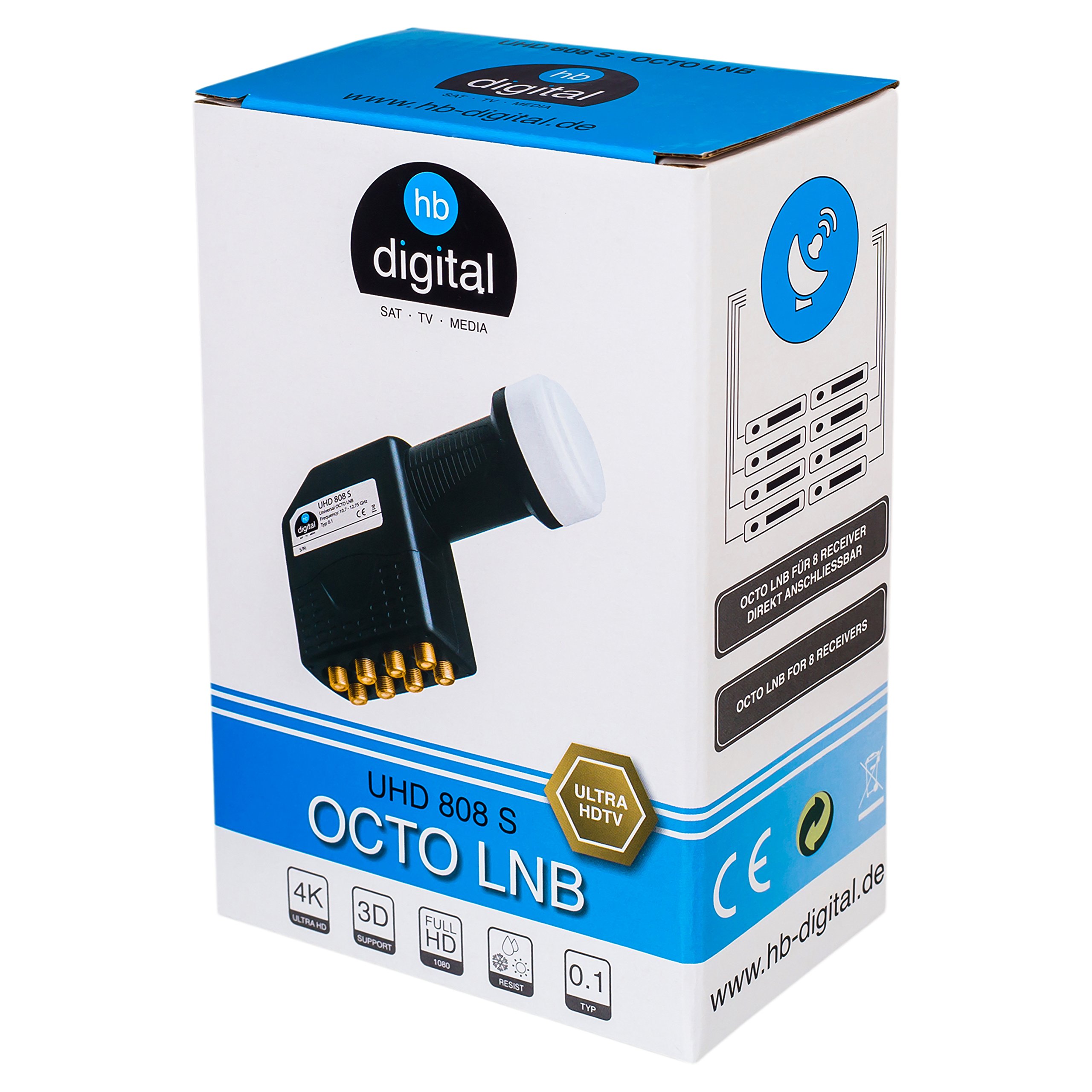 HB DIGITAL Sat Sistema 80 cm + LNB