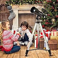 Vista 6 de Telescopio para Astronomía de Adultos, apertura de 70 mm y longitud focal de 400 mm, telescopio astronómico portátil para principiantes mayores de 8