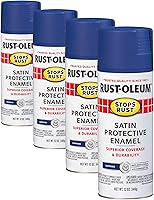 Vista 71 de Rust-Oleum 7732830 Stops Rust Pintura en Aerosol, 12 oz, Verde Cazador Satinado