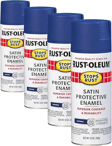 Vista 71 de Rust-Oleum - Pintura antióxido en aerosol, 12 onzas, color transparente brillante, modelo 7701830