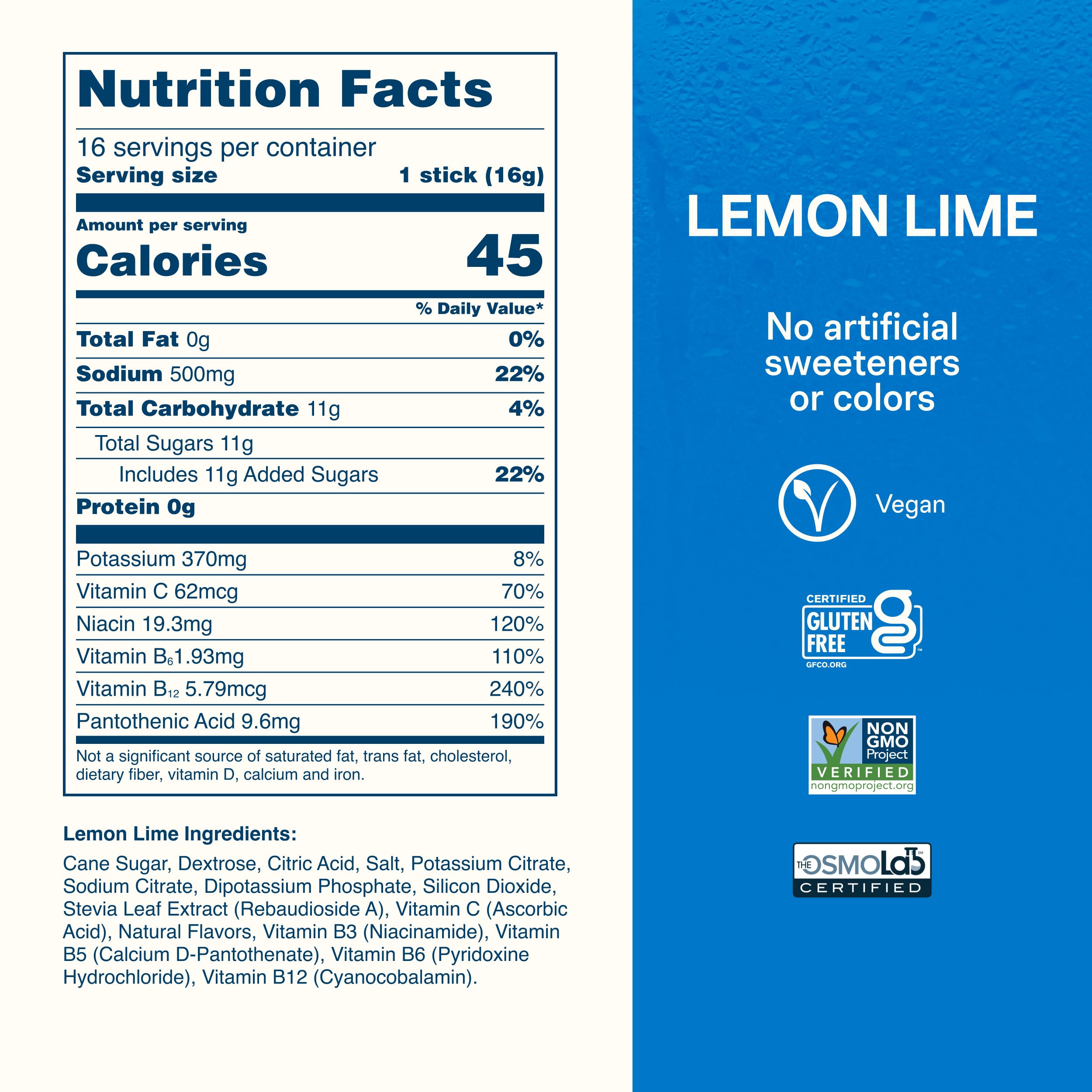 Liquid I.V. Hydration Electrolytes, Lemon Lime, 16 Count — Amazon image 7