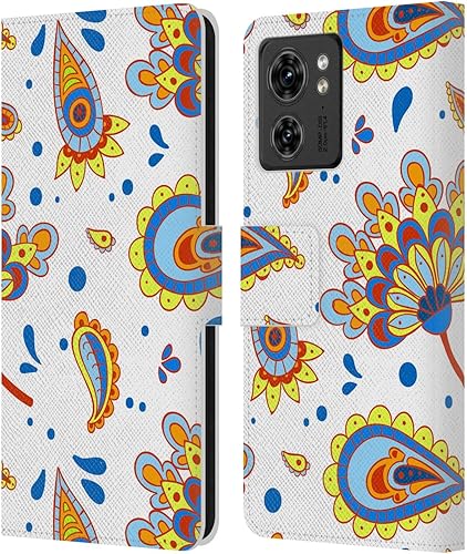 Miniatura 8 de Head Case Designs Officially Licensed Haroulita Marigold Cute Flower Pattern Leather Book Wallet Case Cover Compatible with Motorola Moto Edge 40