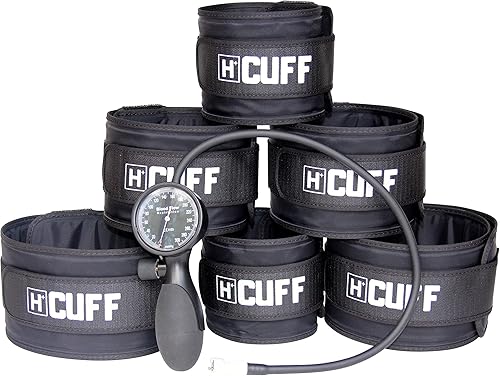H Cuff Blood Flow Restriction BFR Training Therapy Occlusion Restriction KAATSU Cuffs with mmHg Monitor and Pump Se recomienda terapia física disponible en Yaxa Colombia