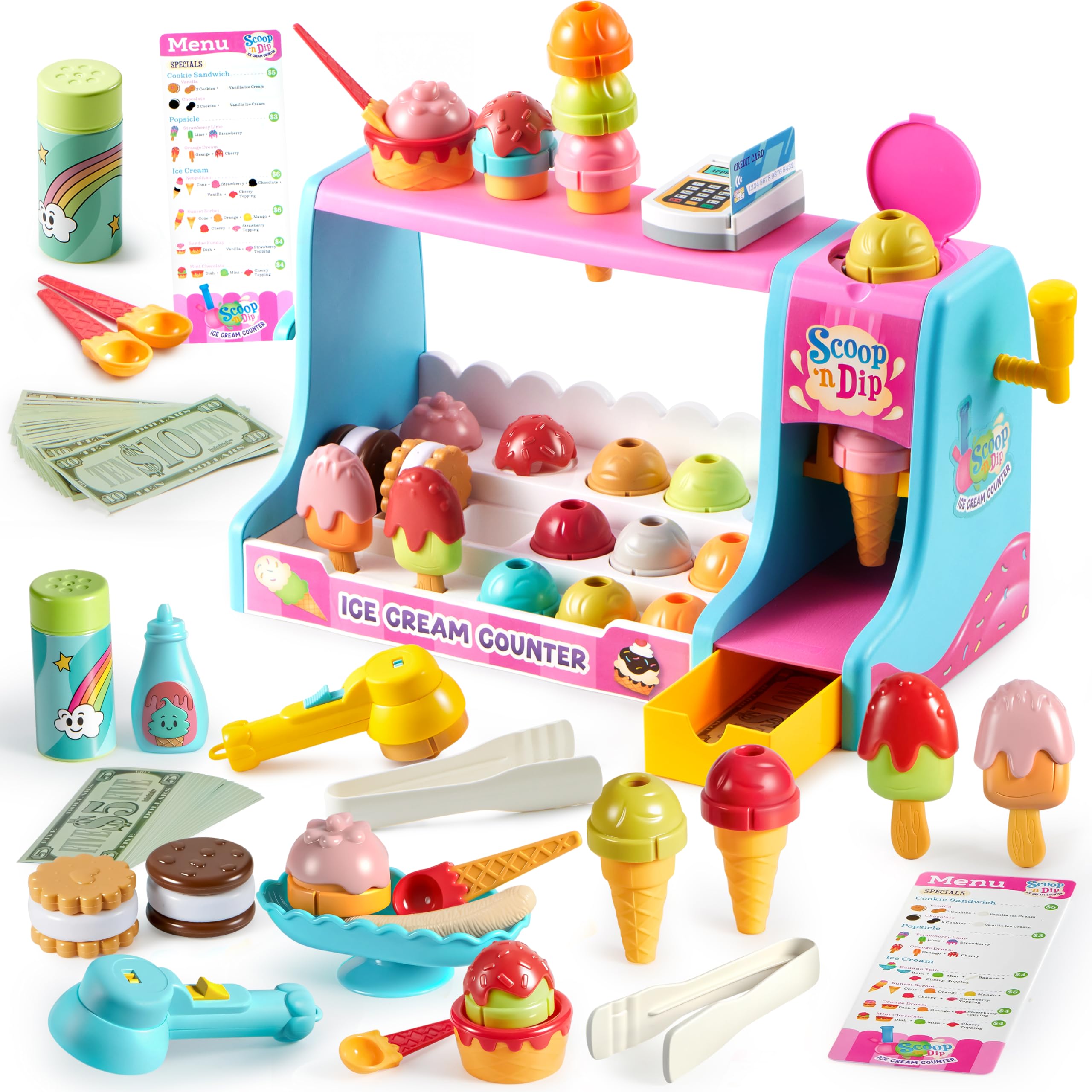 Amazon.com: lalalark Ice Cream Color Changing Play Food Pretend