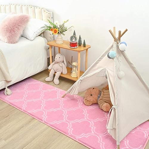 Miniatura 3 de HOMORE Alfombra de pasillo de 2 x 6, alfombra larga de pelo largo para dormitorio, sala de estar, sofá, pasillo, alfombras de espuma viscoelástica