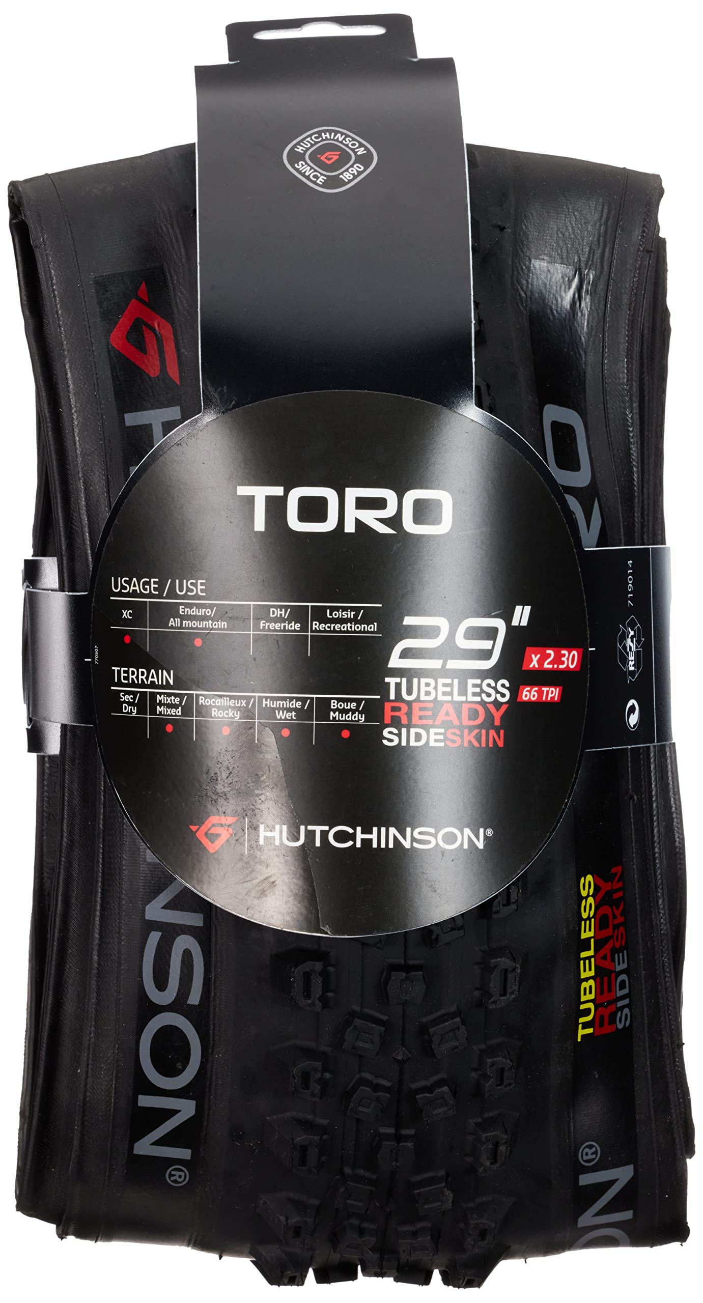 Unbekannt Toro Mtb Tyres Black 29x2.30