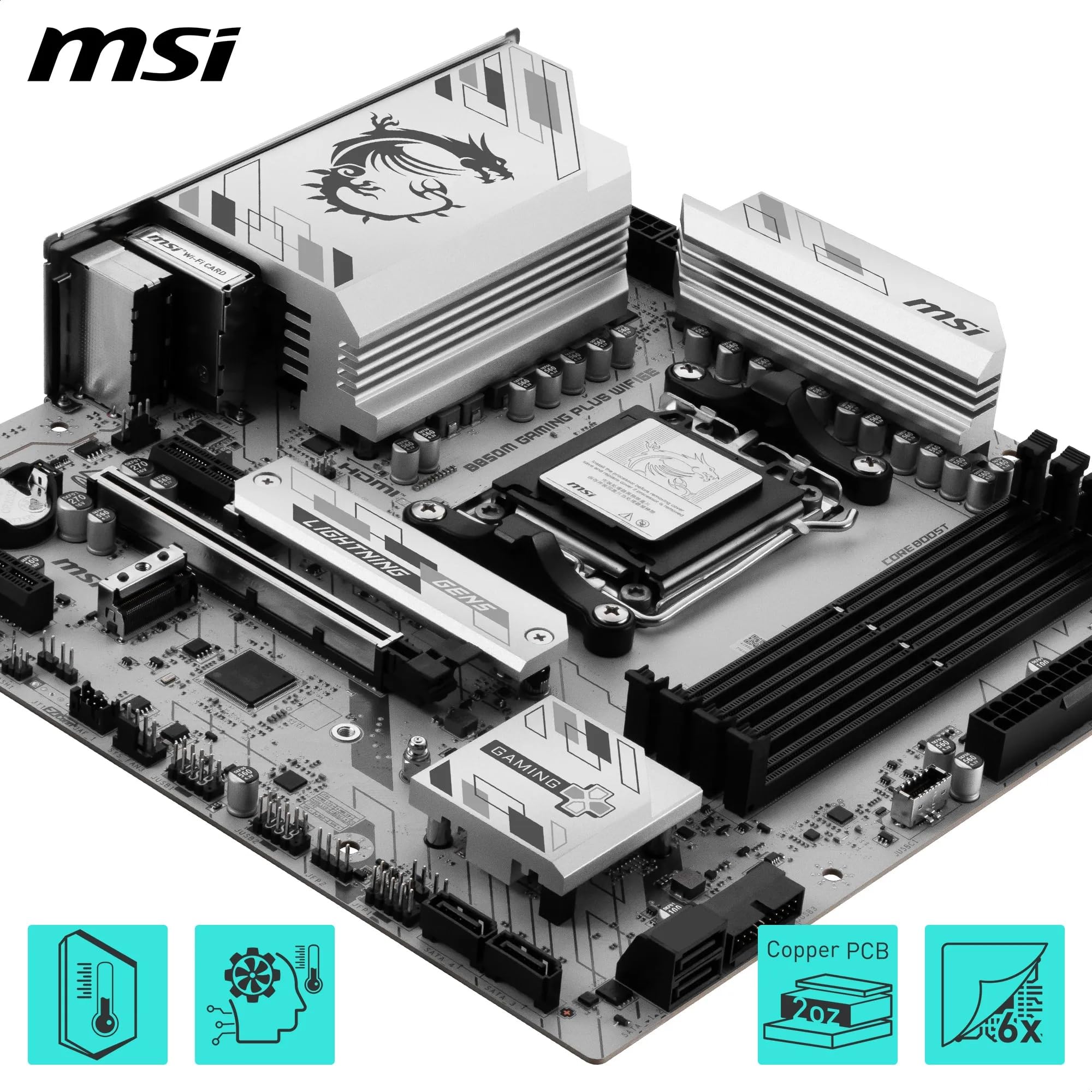 MSI B850M GAMING PLUS WIFI6E マザーボード B850M GAMING PLUS WIFI6E | Gaming Motherboards｜Best Motherboard