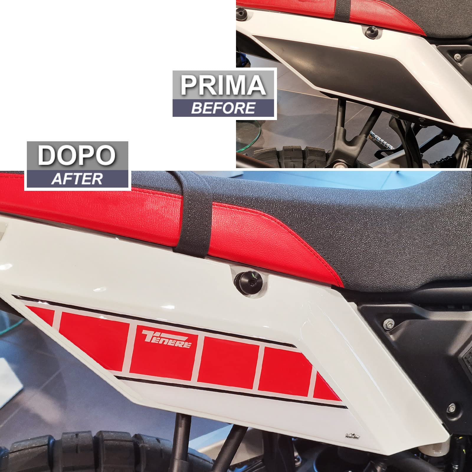 Tenere 700 Rally Voor Tenere 700 2023 Zij Achterpaneel Pad Sticker Accessoires 3D Epoxyhars Sticker Bescherming Kit  201355758