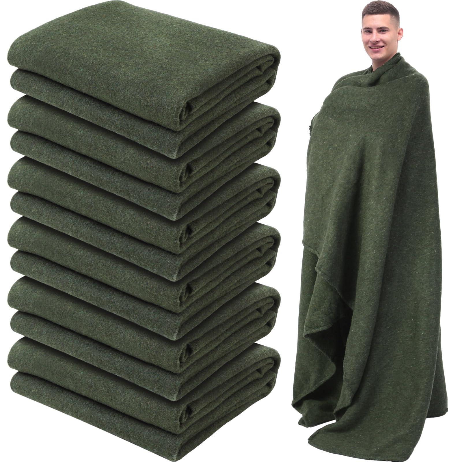 Fire Retardant Emergency Blankets - 6 Pack -8 Fire Retardant Emergency Blankets - 6 Pack -8