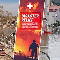 Vista 7 de TERA PUMP TRDRUM40 (sin BPA) Bomba de tambor de combustible manual compacta resistente portátil con longitud ajustable para barriles de tambor de 55