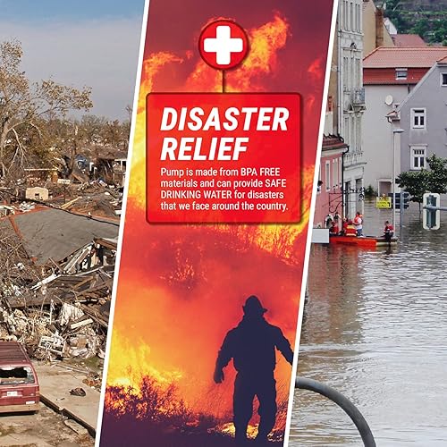 Miniatura 3 de TERAPUMP - Bomba de agua potable de tambor de velocidad rápida, sin BPA, de grado alimenticio, sin BPA, 2 unidades