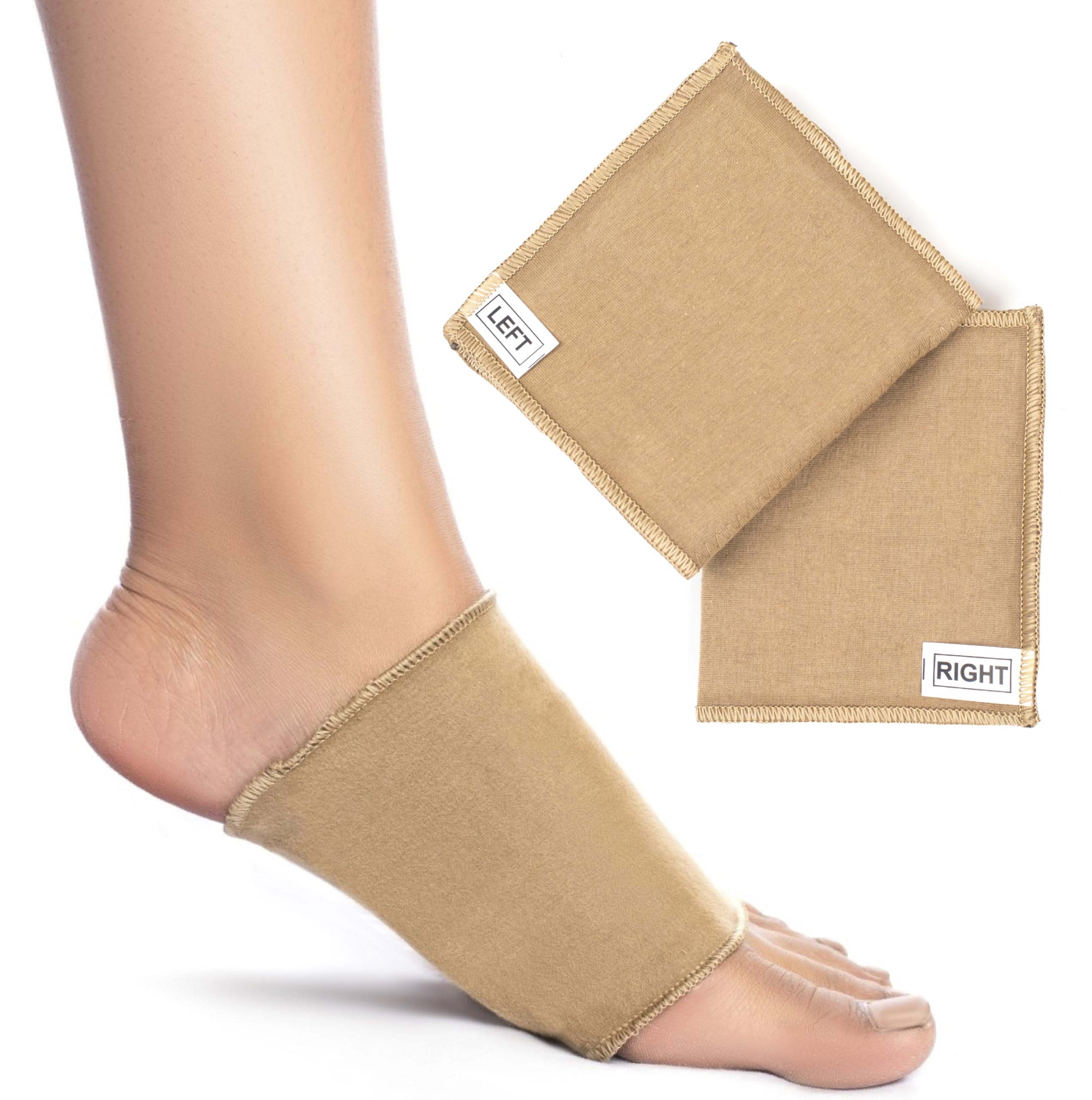 FOVERA Plantar Fasciitis Gel Arch Support Cotton Sleeves 2 Pairs (Made in India) for Foot Pain, Fallen Arches, Achy Feet Problems for Men and Women (M Size, 2 Pairs) (B09M88R3TP) Amazon Price History, Amazon Price Tracker