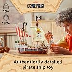 LEGO ONE Piece Le Going Merry Bateau pirate - Blocs de construction pour aventure de simulation pour garçons et filles, 10+ - Figurines de l'équipage au chapeau de paille et ensemble de jeu pour les fans d'anime - Idée cadeau pour les anniversaires - 75639