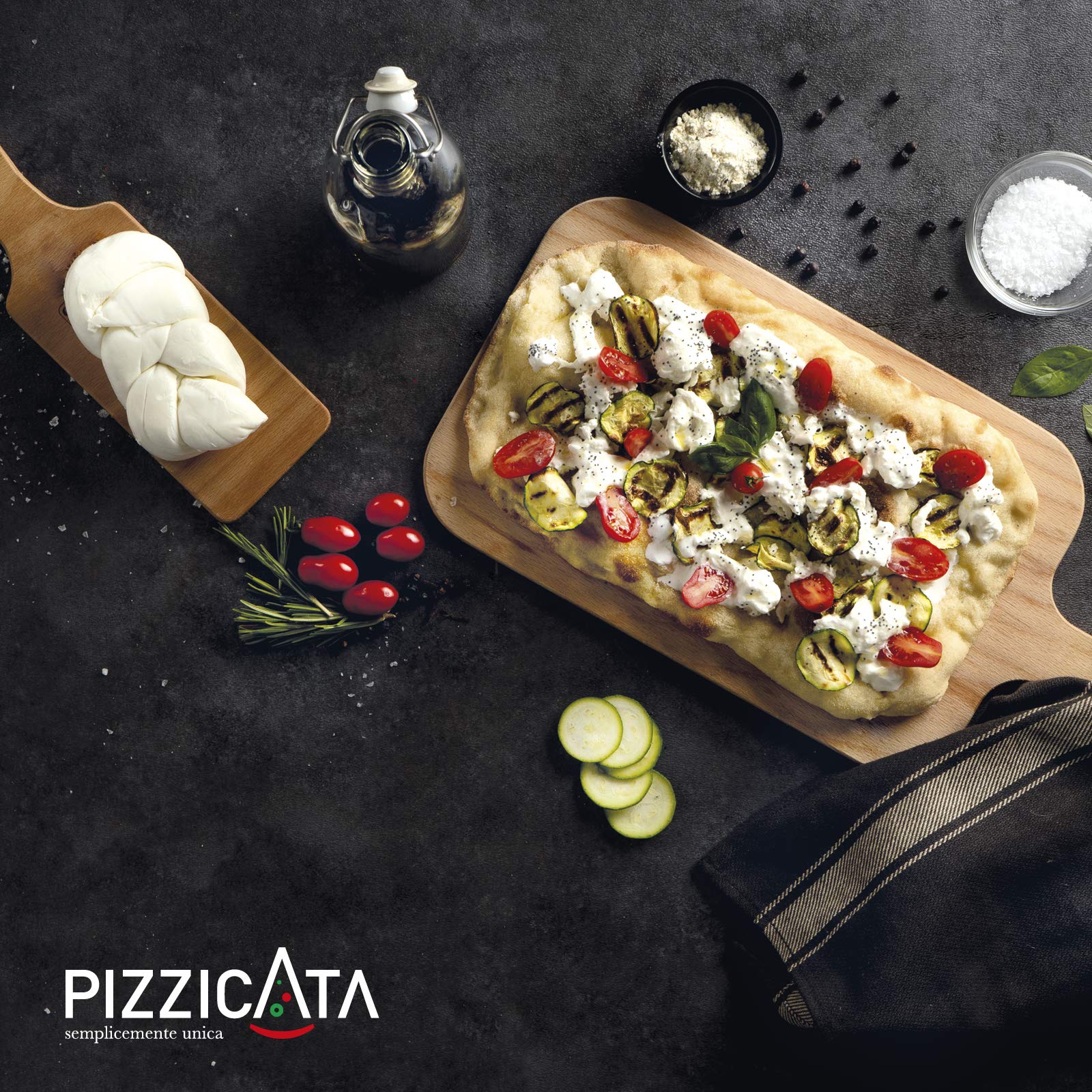 Pizza precotta - Pinsa Romana precotta - Base per pizza - Box da 24 pezzi -Basi Pizza Pizzicata - Impasto Artigianale