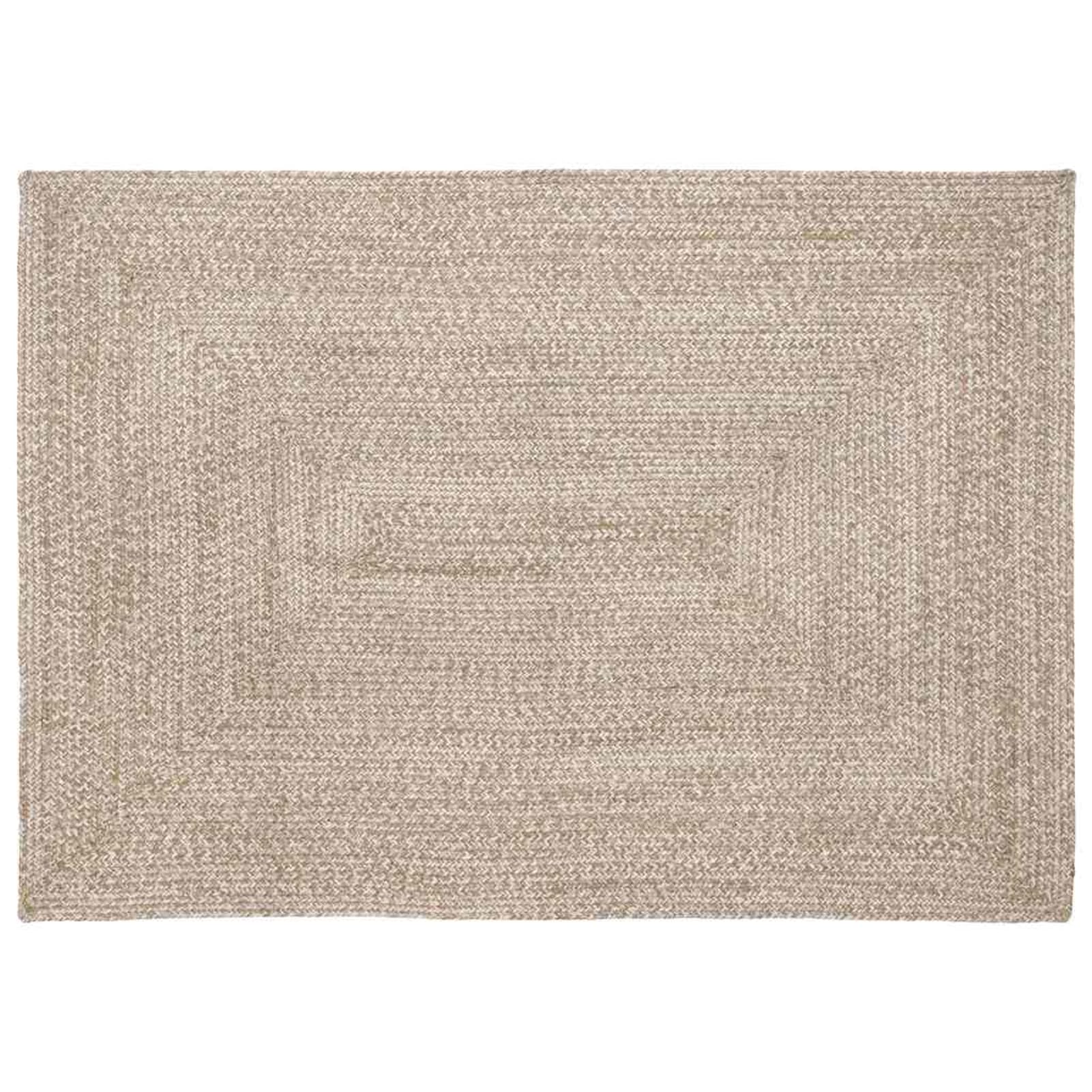 Tapis jute et coton Gecheer LYK1110ZJ au tissage panier haut de gamme