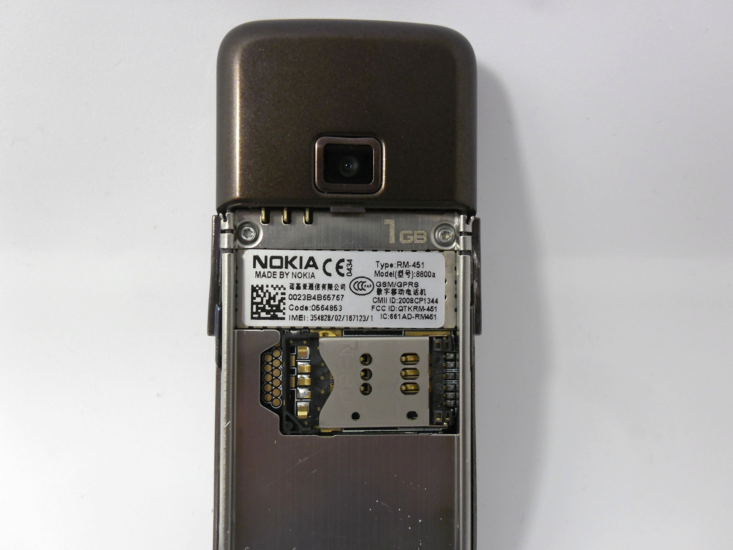 Téléphone Nokia 8800 CARBON ARTE Black Titanium UMTS OLED Luxe Rénové