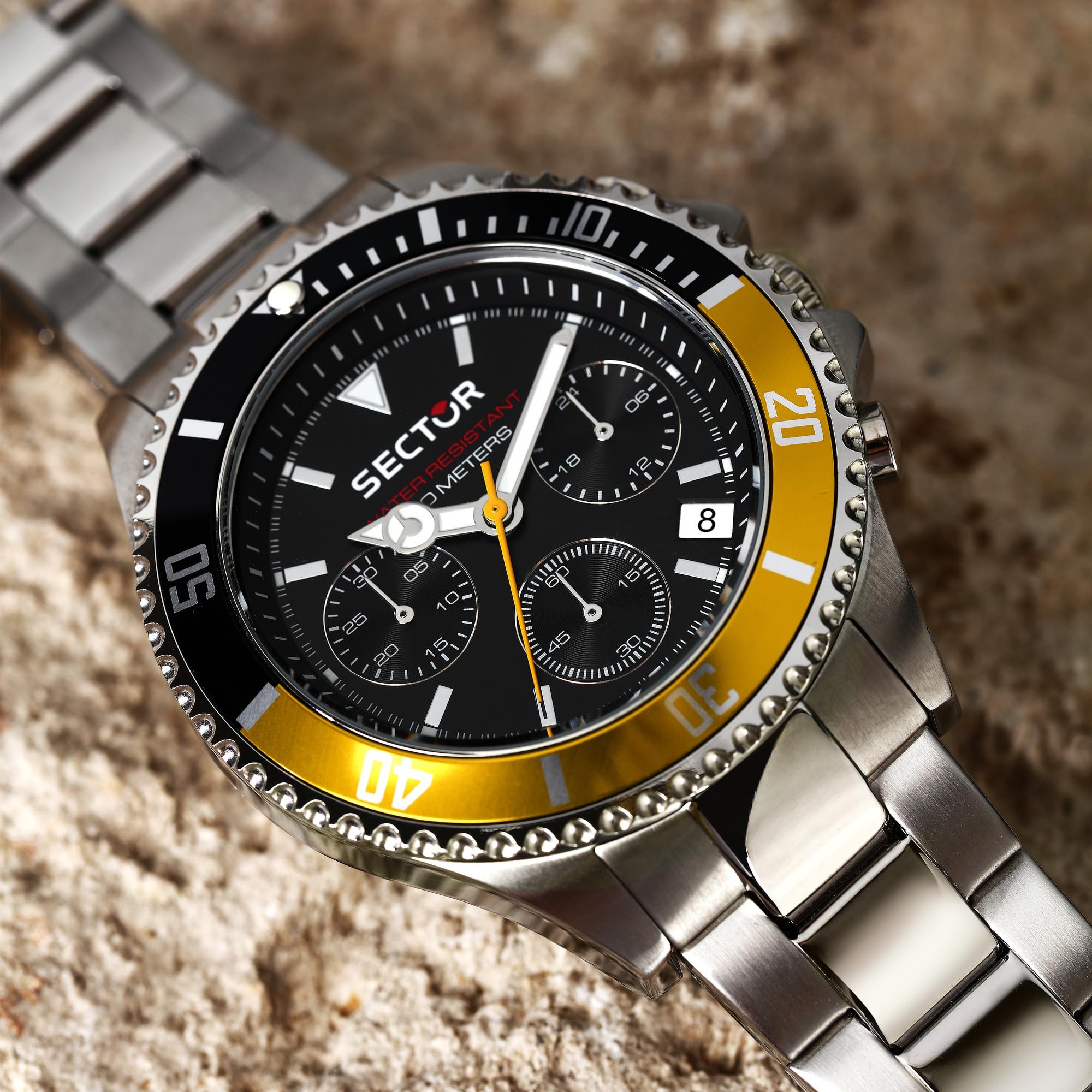 Sector No Limits Men's Watch, Chronograph, Analogue, 43 mm Case, Limited Edition Collection 230, Birthday Gift