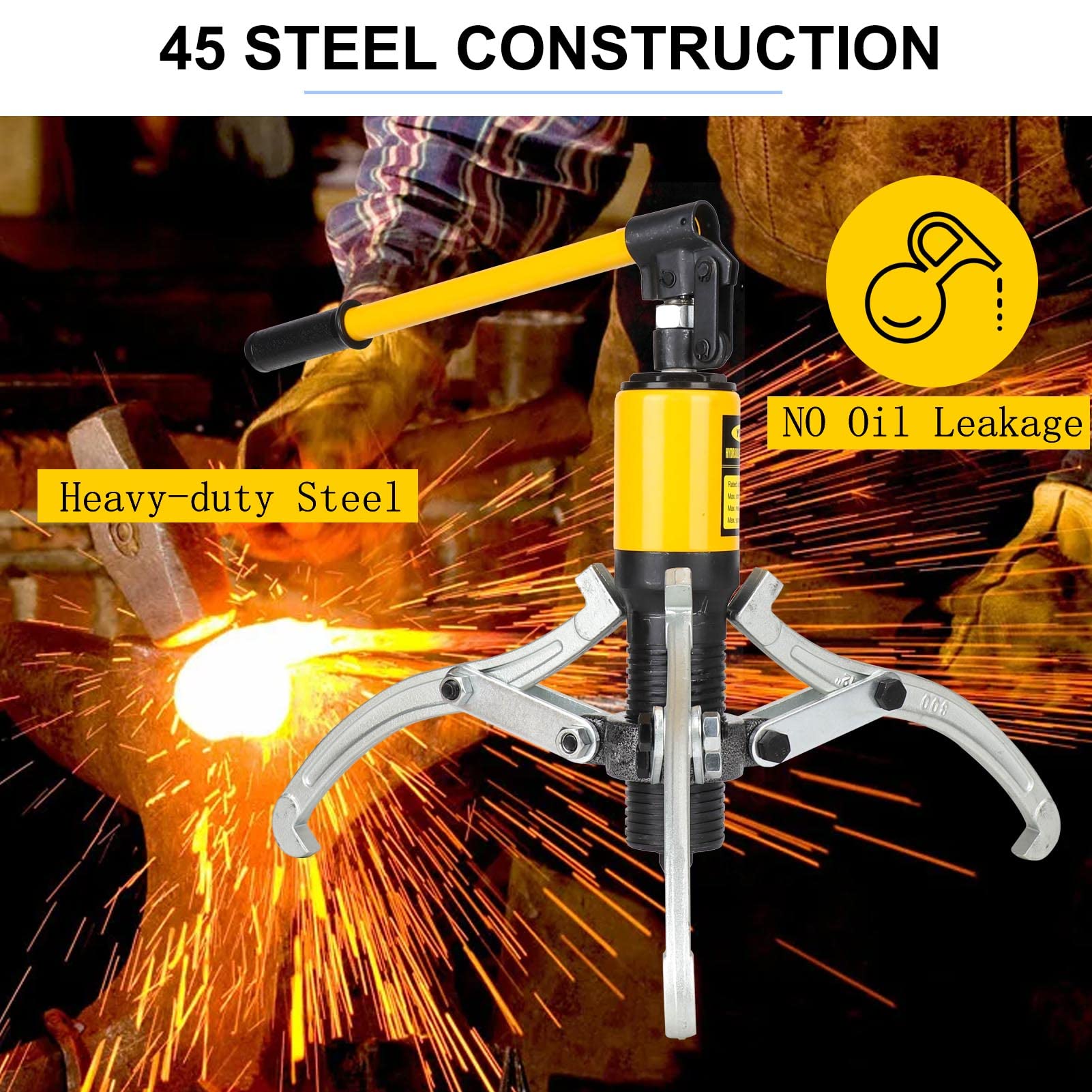 Buy AllRight 15 Ton Hydraulic Bearing Puller Removal Tool Set Universal