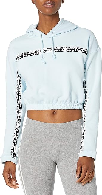 Adidas originals women's crop hoodie Clearance