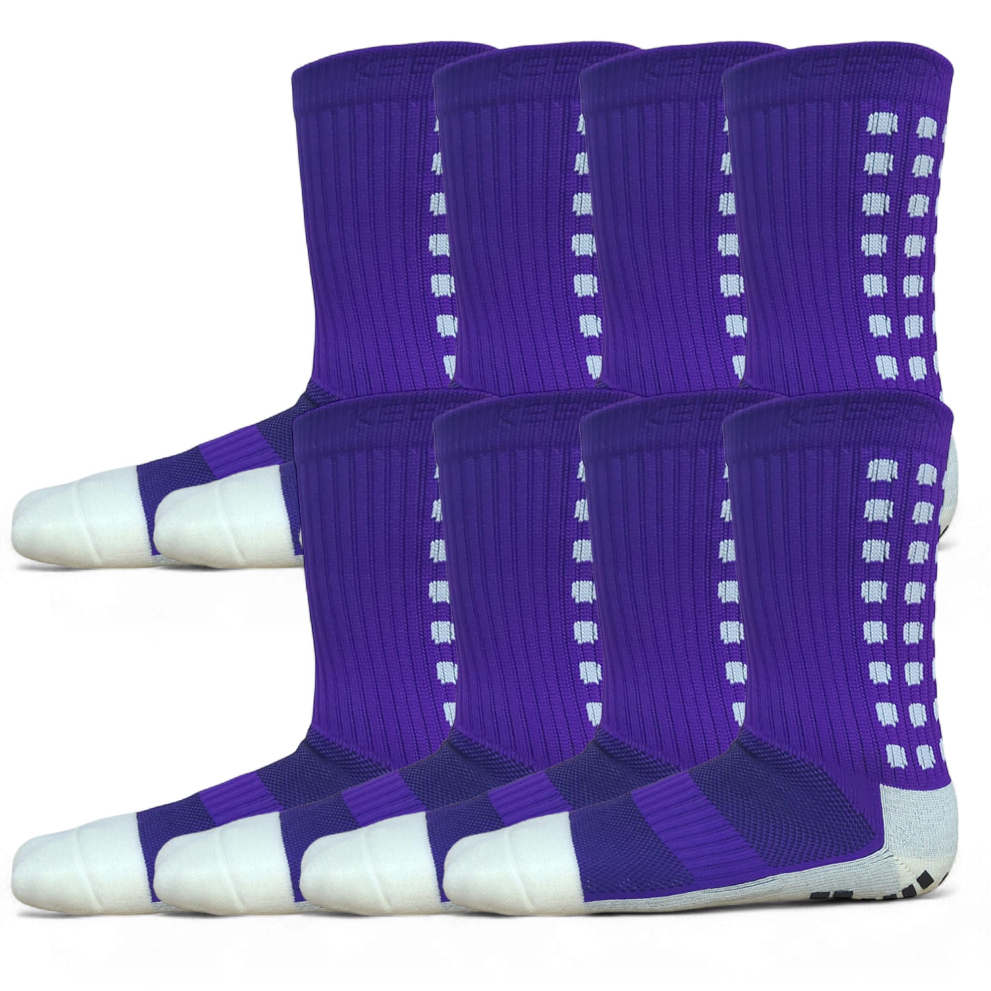 Anti Slip Soccer Grip Socks, 117 Silicone Dots Non Skid Football Socks